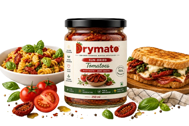 Jar with Dry Tomatoes